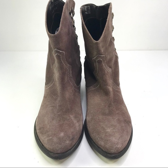 Carlo Rossetti Brown Pull on Studded Boot - Picture 2 of 6